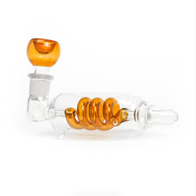 Pipe verre spiral