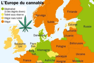 pays d'europe en faveur du cannabis