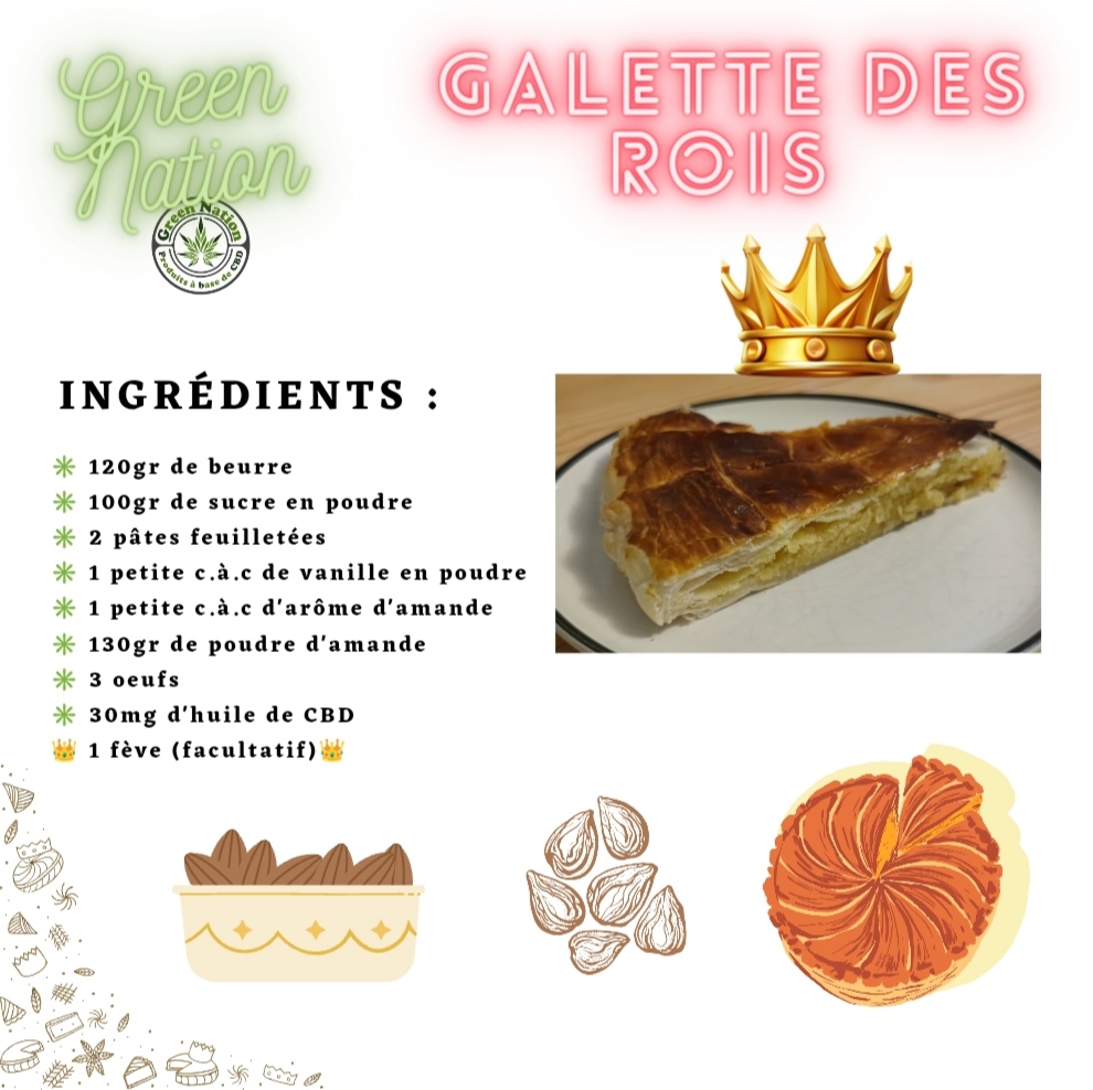 recette galette des rois CBD