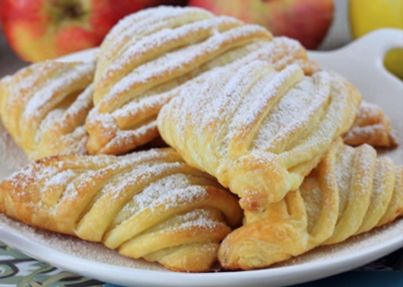 Feuillete aux pommes au CBD