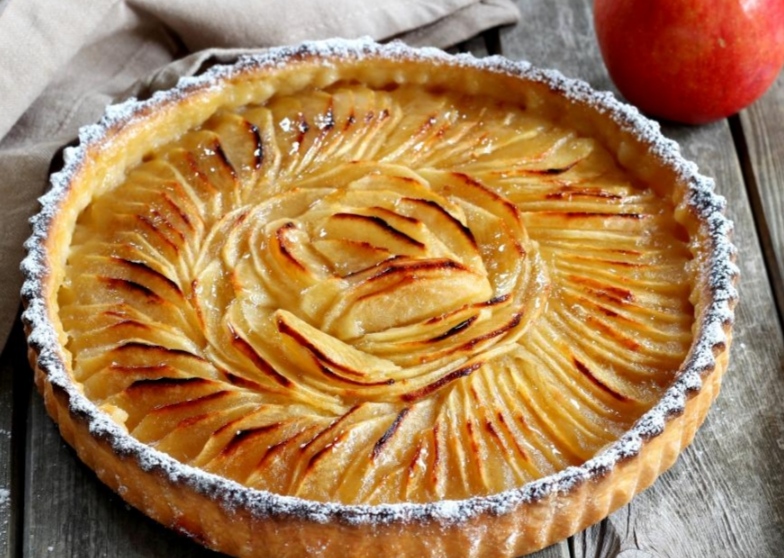 Tarte au pommes et poires CBD